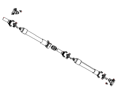 Mopar 52853213AD Rear Drive Shaft