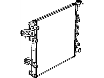 2018 Ram 2500 Radiator - 68232750AB