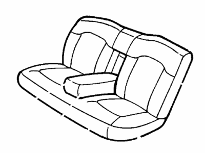 2001 Chrysler LHS Seat Cover - TN981L2AA