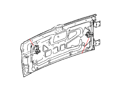 2007 Jeep Liberty Tailgate Lock - 55360641AD