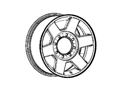 Mopar 1UD27AAAAB Wheel-Aluminum