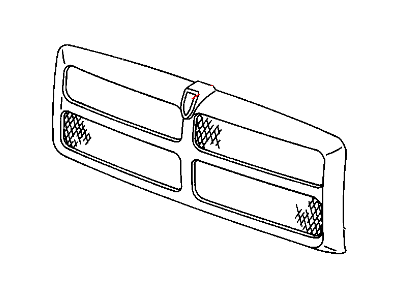 Dodge Ram 3500 Grille - 5EZ51RR4