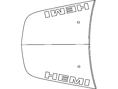 Mopar 68021011AA Decal-HEMI