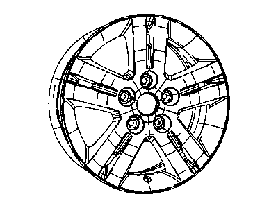 Mopar 1BD59CDMAB Wheel Alloy