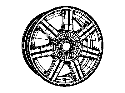 Mopar ZX30PAKAC Aluminum Wheel