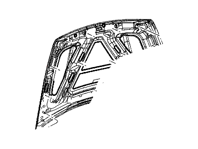 Mopar 55364539AA Hood Panel