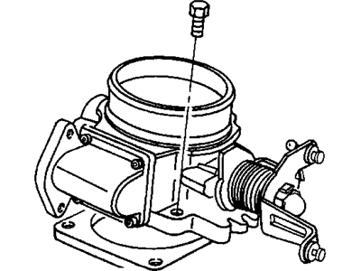 1998 Jeep Wrangler Throttle Body - 53032023AC