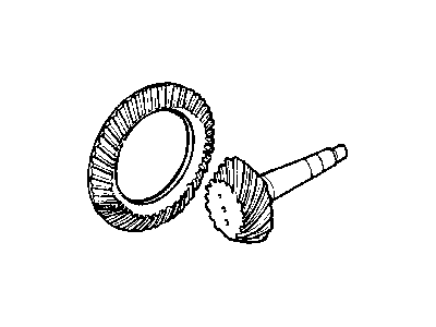 Mopar 5010322AC Gear Kit-Ring And PINION