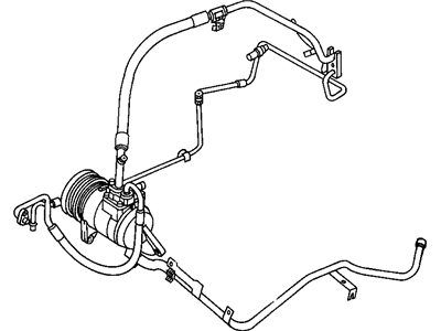 2000 Chrysler Voyager A/C Hose - 4677165