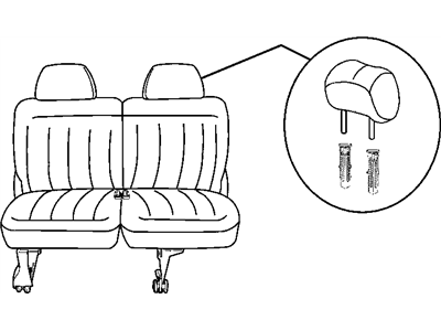 Mopar WS271L5AA Seat-Rear