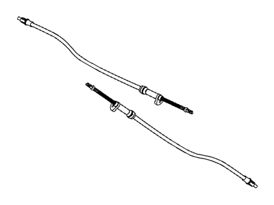 Dodge Magnum Parking Brake Cable - 5290824AA