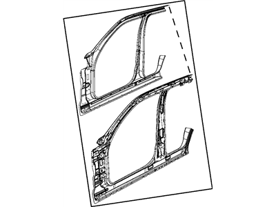 Mopar 68030738AA Panel-Body Side Aperture Front