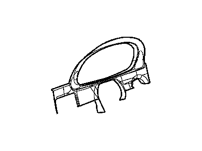 Mopar YB05BWNAA Bezel-Instrument Cluster