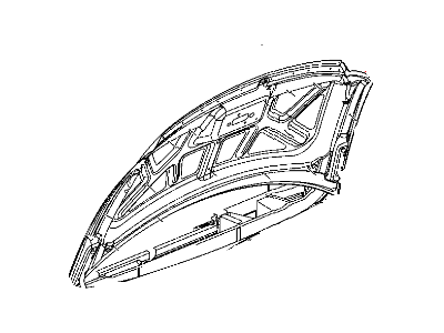 Mopar 4860455AD Hood Panel