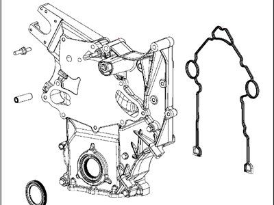 Mopar 4893128AD Cover-Chain Case