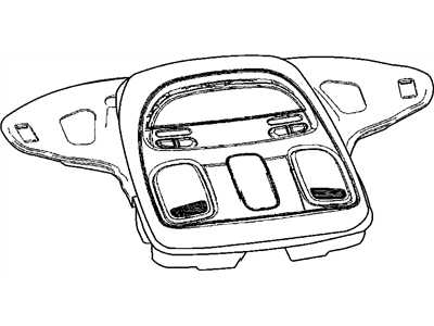 Mopar 5179793AA Bracket-Overhead Console