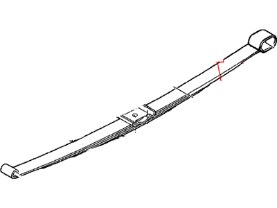 Mopar 5006505AA Rear Leaf Spring