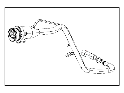 Mopar 4584555AH Tube-Fuel Filler