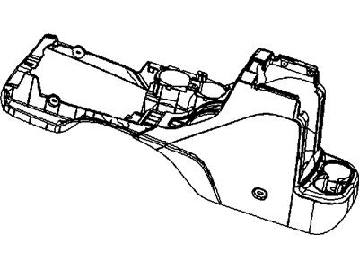 Mopar 5LW651X9AA Base-Floor Console