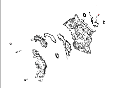 Mopar 4893188AC Cover-Chain Case