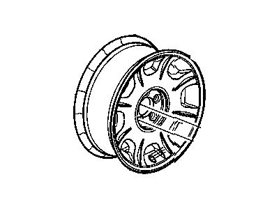 Mopar 1CM88RXFAA Wheel-Alloy