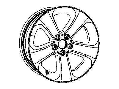 Mopar 1LS64SZ0AB Aluminum Wheel