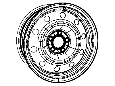 Mopar 4782466AC Steel Wheel