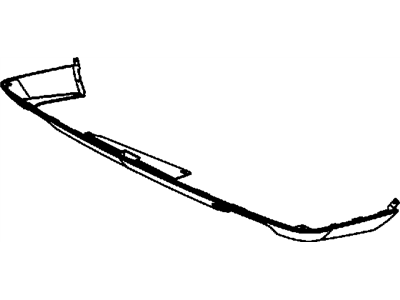 Mopar 68039501AB Rear Bumper Cover Lower