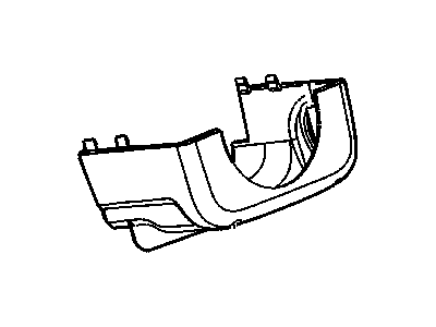 Mopar QH24XTMAB SHROUD-Steering Column