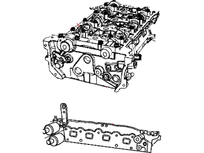 2009 Dodge Caliber Cylinder Head - 68011565AB