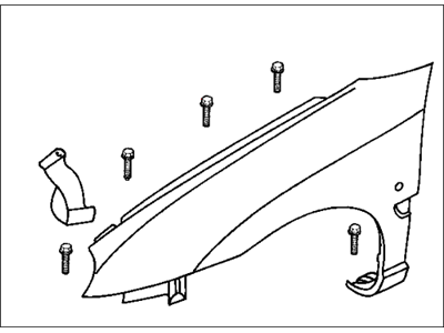 Mopar 5012673AD Fender-Front