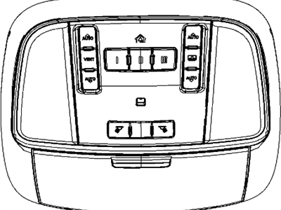 Mopar 5XU941XRAA Console-Overhead