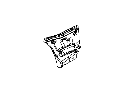 Mopar 5109586AD Bracket-FASCIA