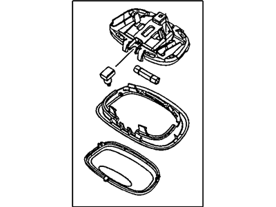 2003 Jeep Grand Cherokee Dome Light - 5FT10XDB