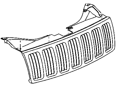 Mopar 5JR621BMAC Grille-Radiator