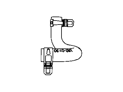 Mopar 5058544AC Hose-Oil Cooler Outlet