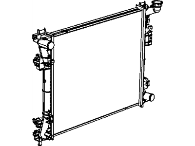 Chrysler Town & Country Radiator - 52014765AA