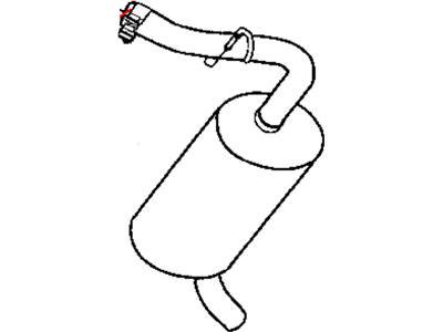 Mopar 4546968AB Exhaust Muffler