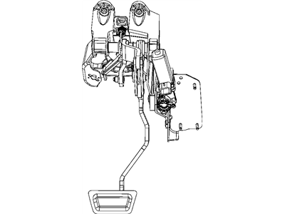 Mopar 4721199AC Pedal-Brake And Accelerator