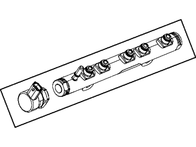 Chrysler 300 Fuel Rail - 68148330AA