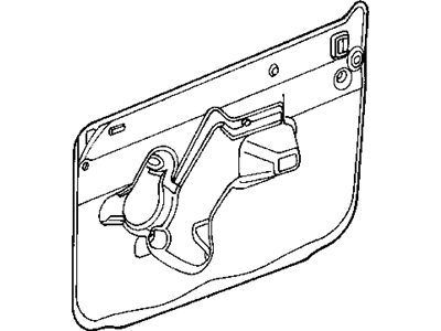 Mopar 4780148AC Shield-Front Door