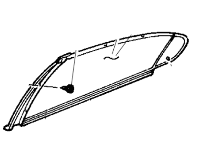 Dodge Intrepid Door Moldings - 4780125AD