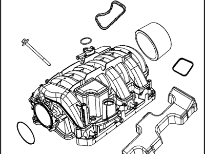 Mopar 68048131AC Engine Intake Manifold Complete Assembly