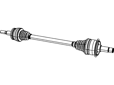 Mopar 5180492AC Axle Half Shaft Right