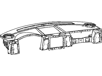 Mopar 5JZ07XDVAG Instrument Panel-Instrument Upper