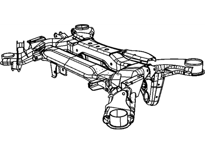 Mopar 4766704AB CROSSMEM-Rear Suspension