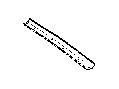 Mopar 5ER43RK5AF Molding-LIFTGATE Upper