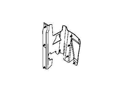 Mopar 55057022AB Seal-Radiator To Grille