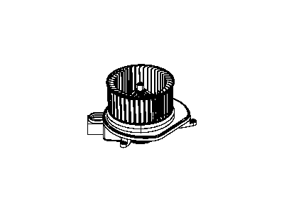 Mopar 68038826AA Motor-Blower With Wheel