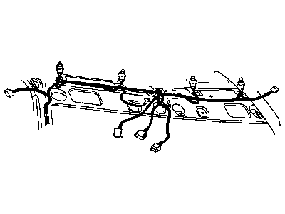 Mopar 56045923AA Wiring Overhead Console